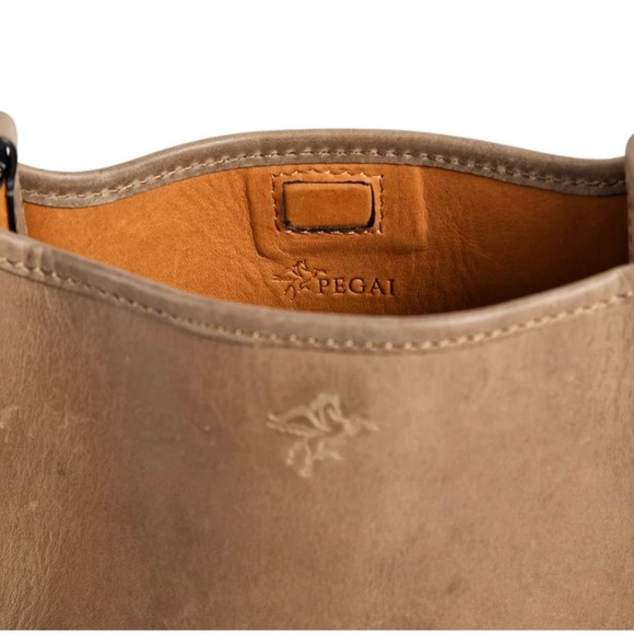 Tan Leather Crossbody Bag - Picture 5 of 6